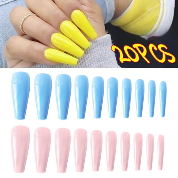 false nails 20pcs/set 7 colors long ballerina charms fasle pure color coffin shaped full cover pointed fake tips diy nail tools, Red;gold
false nails 20pcs/set 7 colors long ballerina charms fasle pure color coffin shaped full cover pointed fake tips diy nail tools, Red;gold
