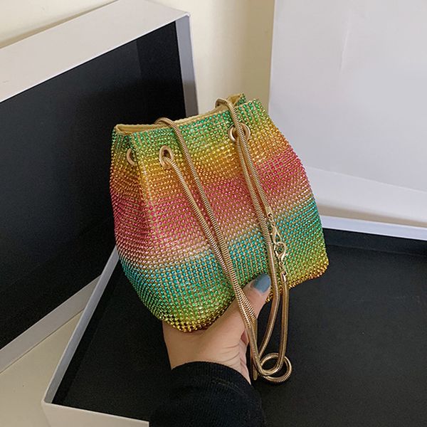 women rainbow diamonds bag rhinestone shoulder bags ladies purse handbags clutch evening/party/wedding bags birthday gift women
women rainbow diamonds bag rhinestone shoulder bags ladies purse handbags clutch evening/party/wedding bags birthday gift women