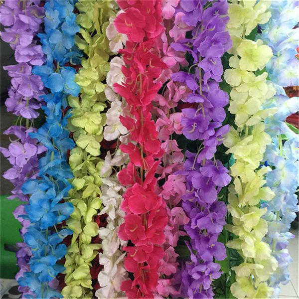5pcs thickening artificial hydrangea violet wall hanging flowers rattan for wedding l home decoration props fake flower
5pcs thickening artificial hydrangea violet wall hanging flowers rattan for wedding l home decoration props fake flower