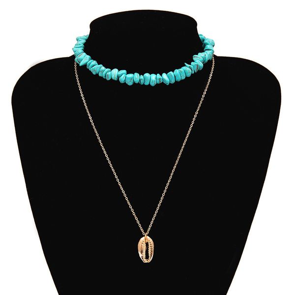 ethnic irregular geometric necklace female rhomboid shell double pendant necklace trendy party gift women vintage jewelry summer, Silver
ethnic irregular geometric necklace female rhomboid shell double pendant necklace trendy party gift women vintage jewelry summer, Silver