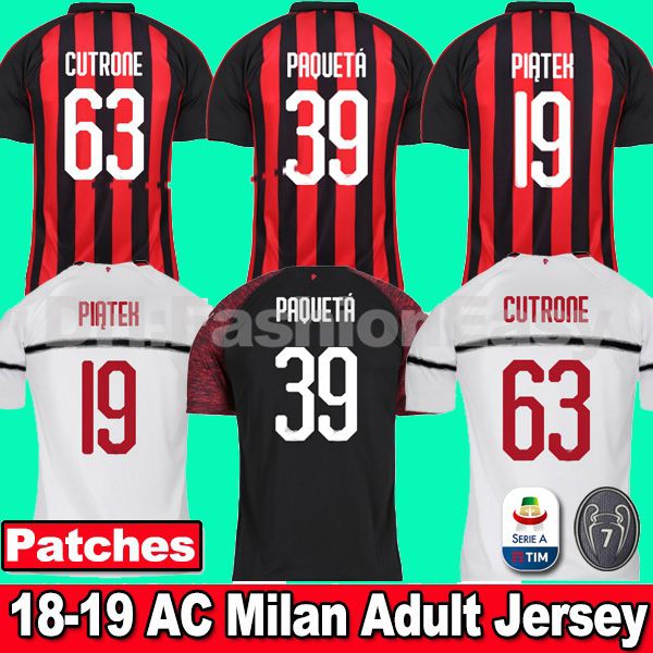 Ac milan 18 19 occer jer ey 2018 2019 men football kit hirt higuain paqueta borini piatek caldara cutrone cami a calhanoglu piatek maillot 
Ac milan 18 19 occer jer ey 2018 2019 men football kit hirt higuain paqueta borini piatek caldara cutrone cami a calhanoglu piatek maillot