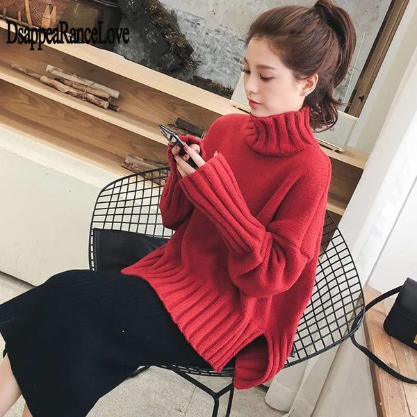 women turtleneck sweaters autumn winter 2020 pull jumpers european casual warm sweaters female oversized sweater pull, White;black
women turtleneck sweaters autumn winter 2020 pull jumpers european casual warm sweaters female oversized sweater pull, White;black