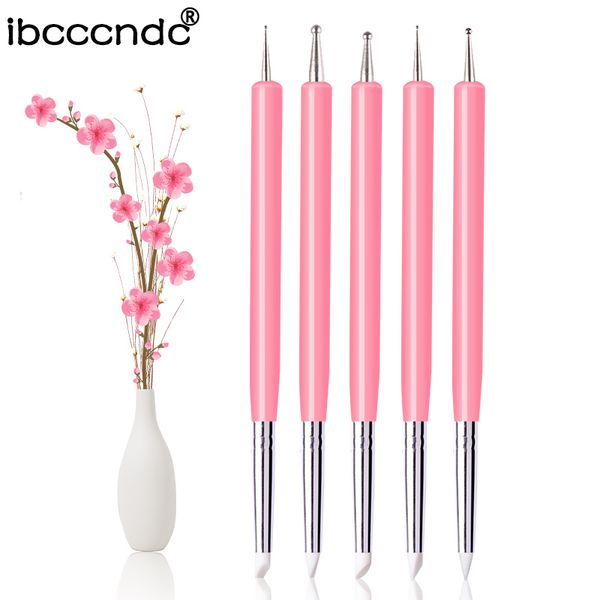 5pcs/set nail art design gel polish carving dotting painting pen brushes silicone head rhinestone brush manicure tools kit 2 way, Yellow
5pcs/set nail art design gel polish carving dotting painting pen brushes silicone head rhinestone brush manicure tools kit 2 way, Yellow