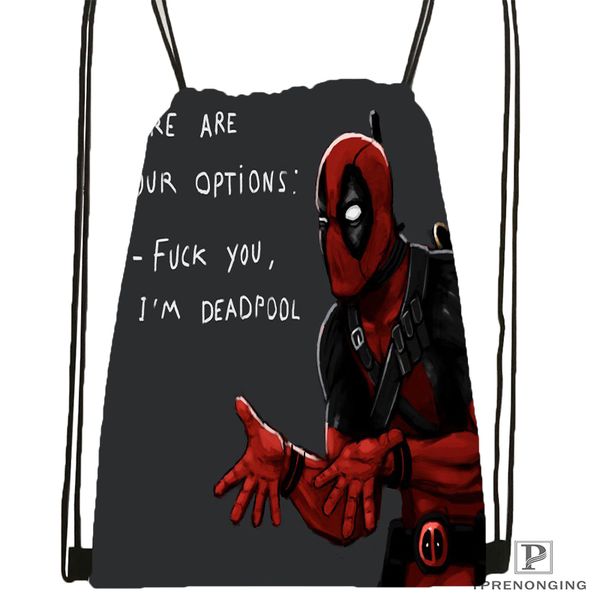 custom deadpool marvel comics drawstring backpack bag cute daypack kids satchel (black back) 31x40cm#180531-02-32
custom deadpool marvel comics drawstring backpack bag cute daypack kids satchel (black back) 31x40cm#180531-02-32