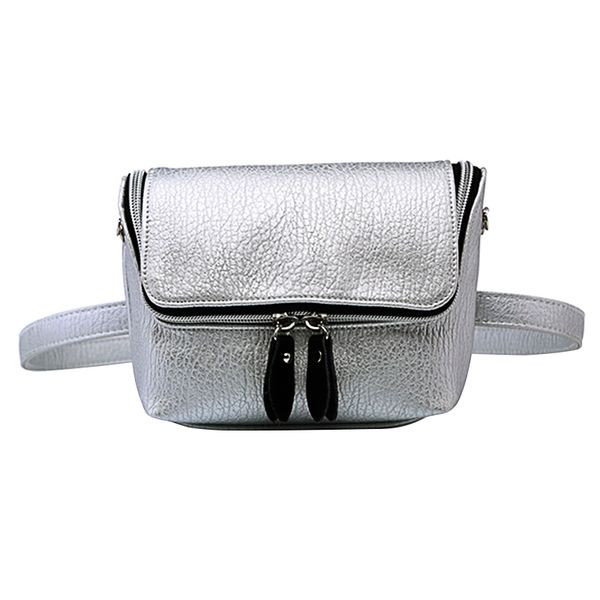 lady pu leather waist bag causal belt bag waterproof shoulder lichee pattern crossbody silver 
lady pu leather waist bag causal belt bag waterproof shoulder lichee pattern crossbody silver