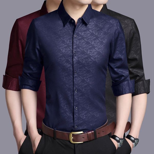 new 2020 men shirt streetwear social dress shirts men long sleeve shirt slim fit casual man social plus size -3xl, White;black
new 2020 men shirt streetwear social dress shirts men long sleeve shirt slim fit casual man social plus size -3xl, White;black
