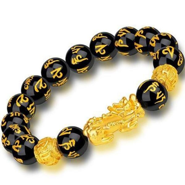 feng shui obsidian stone beads bracelet men women wristband gold black pixiu wealth and good luck women bracelet
feng shui obsidian stone beads bracelet men women wristband gold black pixiu wealth and good luck women bracelet