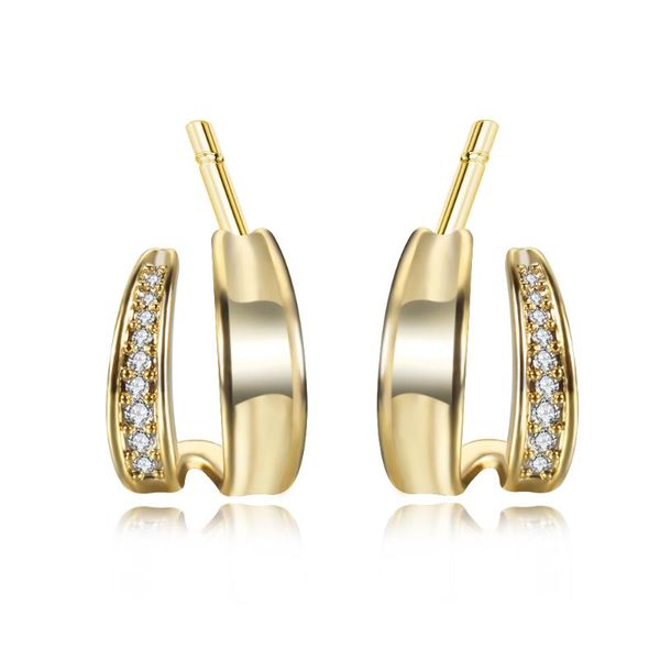 2020 new ladies gold-plate earrings cz cubic zirconia c shape simple style temperament ear jewelry beautiful gift for daughter, Golden;silver
2020 new ladies gold-plate earrings cz cubic zirconia c shape simple style temperament ear jewelry beautiful gift for daughter, Golden;silver