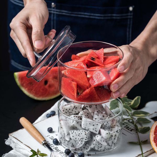 nordic simplicity transparent heat-resistant glass jars nordic diy candy ice cream quality non spill salad transparent bowl
nordic simplicity transparent heat-resistant glass jars nordic diy candy ice cream quality non spill salad transparent bowl