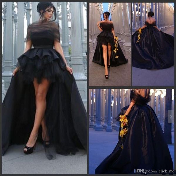 hi_lo party dresses black off shoulder tiered tulle prom dresses with wraps mother and daughter short sleeves cocktail evening gowns
hi_lo party dresses black off shoulder tiered tulle prom dresses with wraps mother and daughter short sleeves cocktail evening gowns