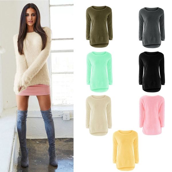 fashion women long sleeve knitted pullover loose sweater jumper knitwear, White;black
fashion women long sleeve knitted pullover loose sweater jumper knitwear, White;black