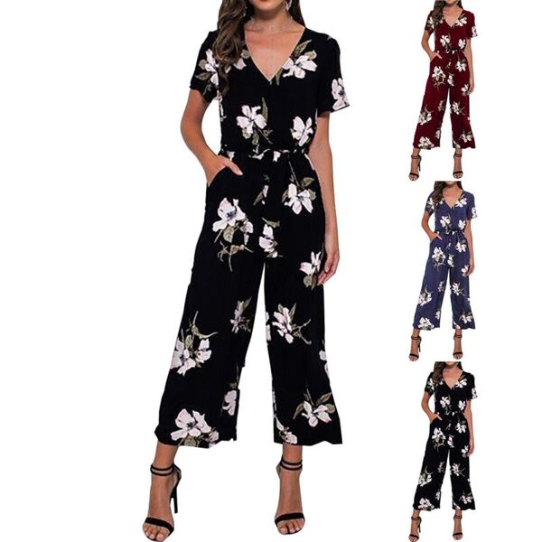 women's jumpsuits & rompers fashion style v-neck high waist floral print jumpsuit women casual simple personality short sleeves slim, Black;white
women's jumpsuits & rompers fashion style v-neck high waist floral print jumpsuit women casual simple personality short sleeves slim, Black;white