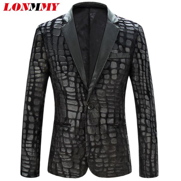 lonmmy m-4xl men blazers and jackets crocodile pattern fashion slim fit mens blazer jacket suit men wedding dress 2018 new, White;black
lonmmy m-4xl men blazers and jackets crocodile pattern fashion slim fit mens blazer jacket suit men wedding dress 2018 new, White;black