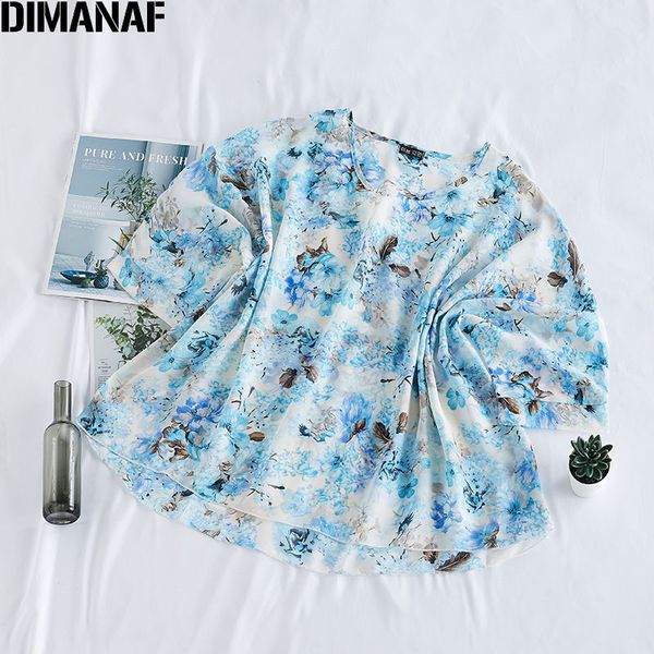 women's blouses & shirts dimanaf plus size women blouse summer beach style lady tunic chiffon floral print thin oversize female clothi, White
women's blouses & shirts dimanaf plus size women blouse summer beach style lady tunic chiffon floral print thin oversize female clothi, White