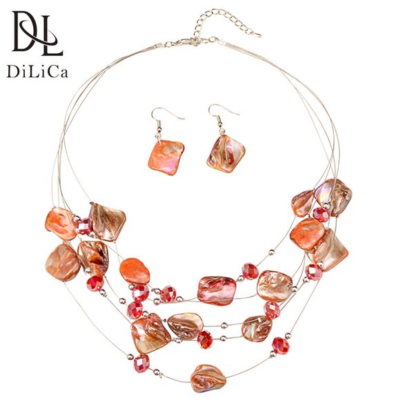 dilica fashion jewelry set women multi-layer chain chokers necklaces bib statement necklace earrings set costume jewelry, Silver
dilica fashion jewelry set women multi-layer chain chokers necklaces bib statement necklace earrings set costume jewelry, Silver