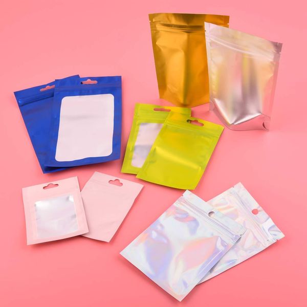 100pcs plastic mylar bags aluminum foil zipper bag for long term food storage and collectibles protection 8 colors
100pcs plastic mylar bags aluminum foil zipper bag for long term food storage and collectibles protection 8 colors