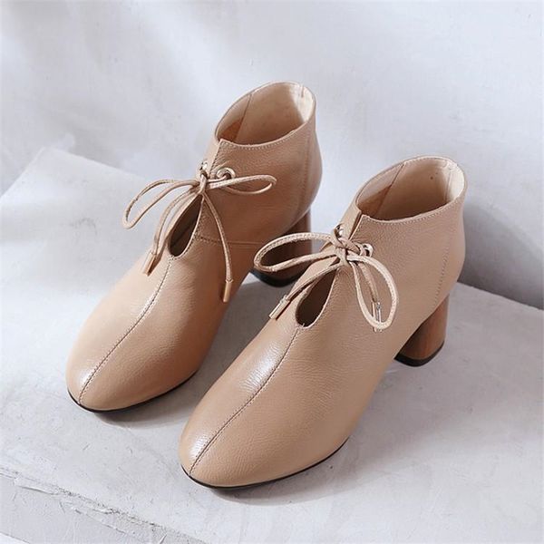 boots women zapatos de mujer round toe shoes woman lace up botas mujer square heels female shoes retro ankle boots autumn, Black
boots women zapatos de mujer round toe shoes woman lace up botas mujer square heels female shoes retro ankle boots autumn, Black
