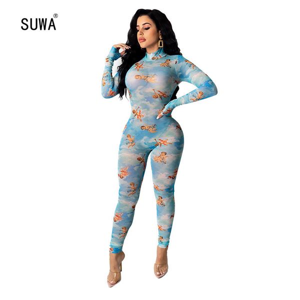 women's jumpsuits & rompers cartoon print bodycon perspective full-length jumpsuit night club women thin fit tight catsuit casual femal, Black;white
women's jumpsuits & rompers cartoon print bodycon perspective full-length jumpsuit night club women thin fit tight catsuit casual femal, Black;white