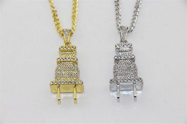 zrm fashion jewelry mens iced out bling bling plug pendant necklace gold silver color charm micro pave full rhinestone hip hop
zrm fashion jewelry mens iced out bling bling plug pendant necklace gold silver color charm micro pave full rhinestone hip hop