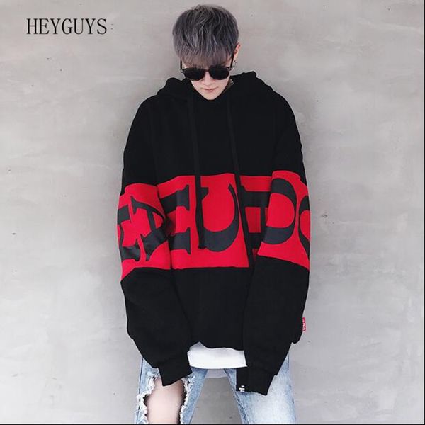 heyguys 2018 hip hop hoodie men spring fleece street wear hooded cloth soft loose style letter printed mens hoodies, Black
heyguys 2018 hip hop hoodie men spring fleece street wear hooded cloth soft loose style letter printed mens hoodies, Black
