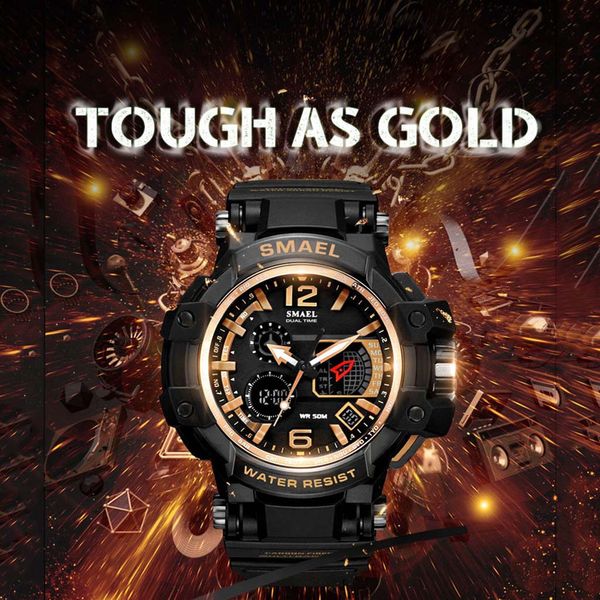 otoky men sport watches dual display watch men led digital analog electronic quartz watches waterproof male watch 19august06, Slivery;brown
otoky men sport watches dual display watch men led digital analog electronic quartz watches waterproof male watch 19august06, Slivery;brown