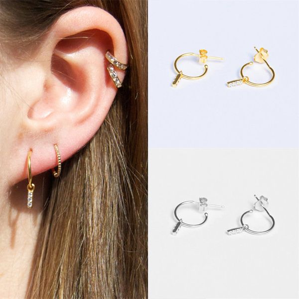 roxi s925 sterling silver single row earrings simple and stylish trendy round ear stud creativity jewelry for women, Golden;silver
roxi s925 sterling silver single row earrings simple and stylish trendy round ear stud creativity jewelry for women, Golden;silver