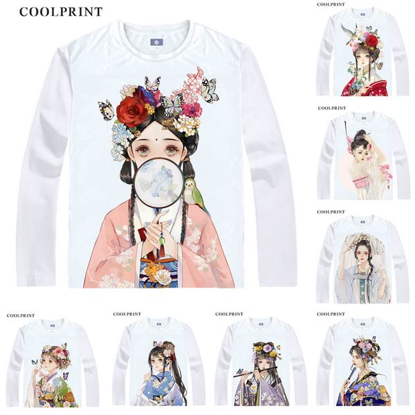 chinese classical beauties in ancient costume garment drama anime cosplay custom shirts tank long sleeves fitted printed, White;black
chinese classical beauties in ancient costume garment drama anime cosplay custom shirts tank long sleeves fitted printed, White;black