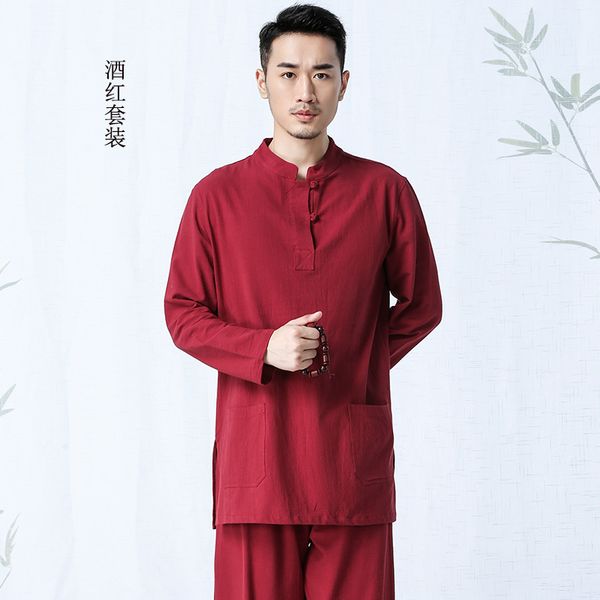 7 colors mens yoga suit long sleeve loose cotton linen breathable meditation clothing mens suit zen clothing tracksuits two-piece
7 colors mens yoga suit long sleeve loose cotton linen breathable meditation clothing mens suit zen clothing tracksuits two-piece