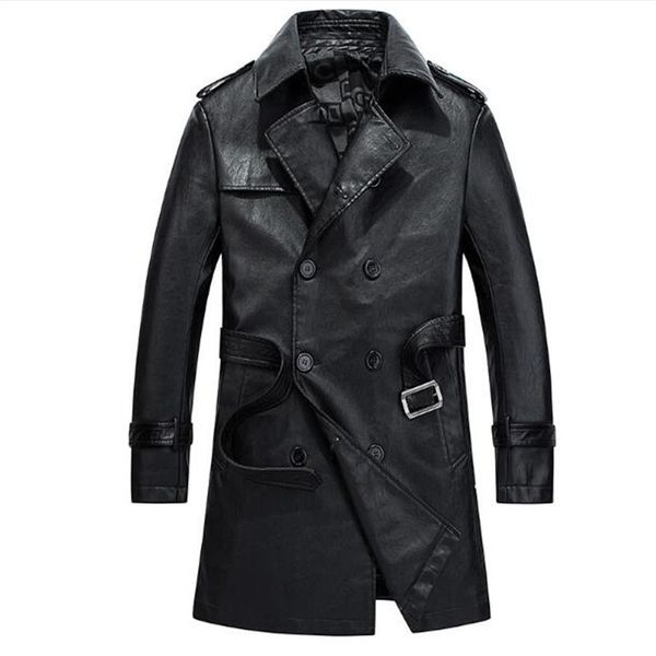 2019 leather good quality trench coat spring double breasted windbreaker men jacket ing, Tan;black
2019 leather good quality trench coat spring double breasted windbreaker men jacket ing, Tan;black
