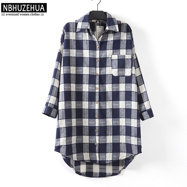 nbhuzehua long sleeve shirt women plus size vintage blouse shirt spring 2019 irregular plaid long 5xl clothing 19-a27, White
nbhuzehua long sleeve shirt women plus size vintage blouse shirt spring 2019 irregular plaid long 5xl clothing 19-a27, White