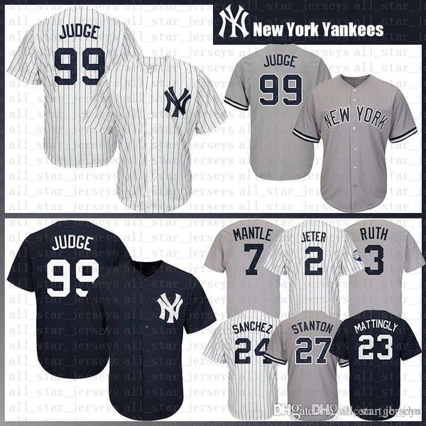 top SALE Yankees 99 Aaron Judge New York Baseball Jersey 27 Giancarlo Stanton 25 Gleyber Torres 23 Mattingly Sanchez 3 Babe Ruth 7 Mantle
top SALE Yankees 99 Aaron Judge New York Baseball Jersey 27 Giancarlo Stanton 25 Gleyber Torres 23 Mattingly Sanchez 3 Babe Ruth 7 Mantle
