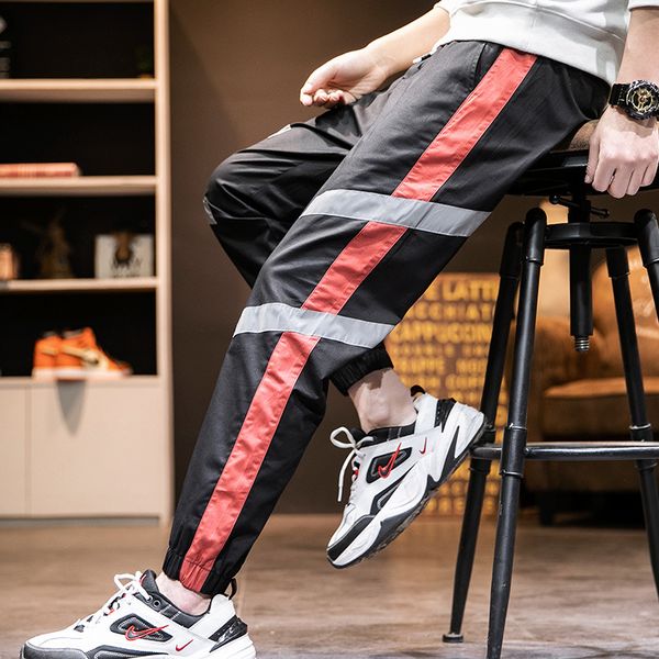 pants new men's korean-style men's casual all-match cotton four seasons leggings, Black
pants new men's korean-style men's casual all-match cotton four seasons leggings, Black