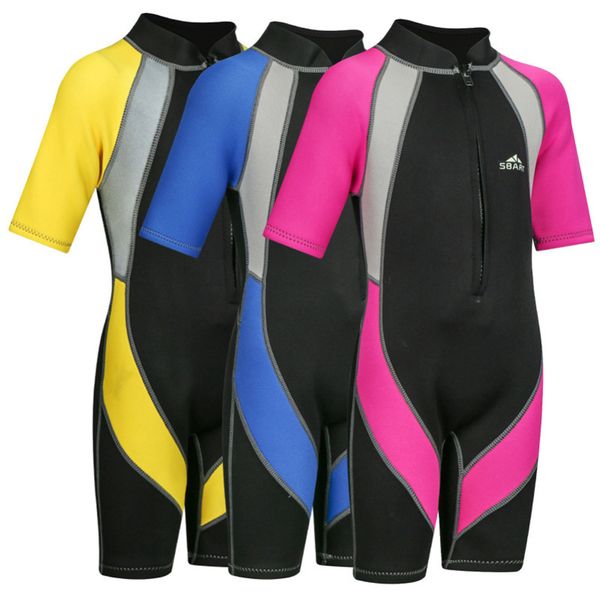 kids diving wetsuits children's swimwear one-piece short sleeve sunscreen warm surfing clothing, White
kids diving wetsuits children's swimwear one-piece short sleeve sunscreen warm surfing clothing, White