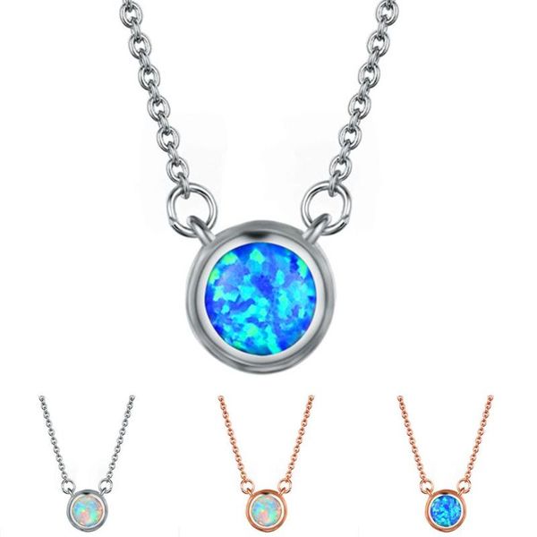 simple female blue opal pendant necklace trendy rose gold silver chain necklaces for women elegant bridal round wedding necklace
simple female blue opal pendant necklace trendy rose gold silver chain necklaces for women elegant bridal round wedding necklace