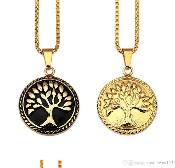 titanium steel retro tree of life pendant necklace vintage wisdom tree with chain hip-hop jewelry men women christmas gift, Silver
titanium steel retro tree of life pendant necklace vintage wisdom tree with chain hip-hop jewelry men women christmas gift, Silver