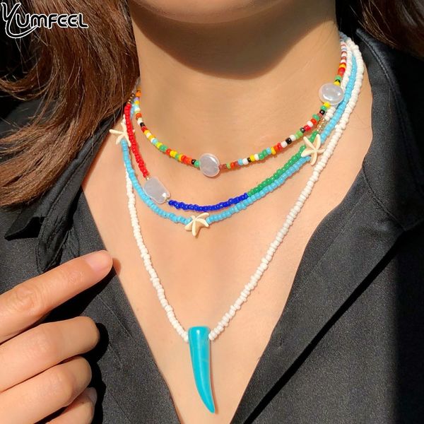 yumfeel 2020 new design bohemian jewelry women necklace handmade beads stones pearls multi strand necklace set gifts, Silver
yumfeel 2020 new design bohemian jewelry women necklace handmade beads stones pearls multi strand necklace set gifts, Silver