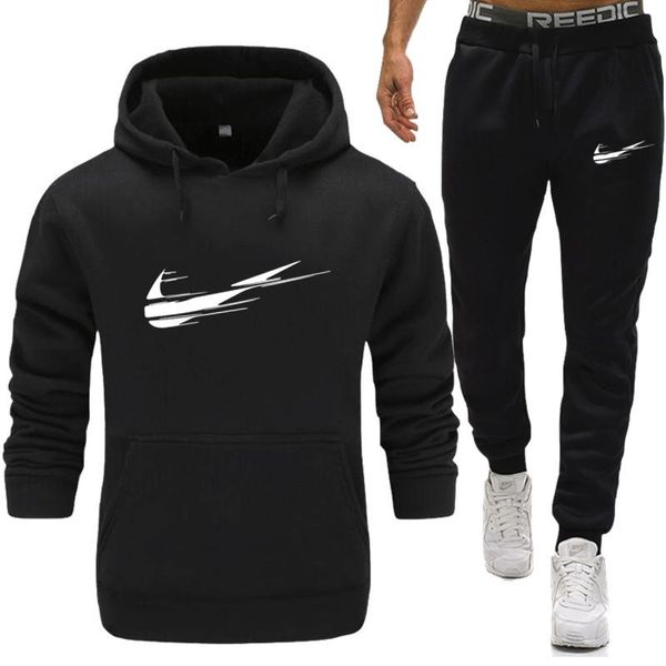 2019 new winter autumn hoodie thicken jacket+ joggers sweatpants man printing suits sportwear tracksuit fight color, Black
2019 new winter autumn hoodie thicken jacket+ joggers sweatpants man printing suits sportwear tracksuit fight color, Black