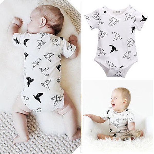 infant newborn baby girls boy origami birds rompers jumpsuit baby clothes 0-24m white
infant newborn baby girls boy origami birds rompers jumpsuit baby clothes 0-24m white