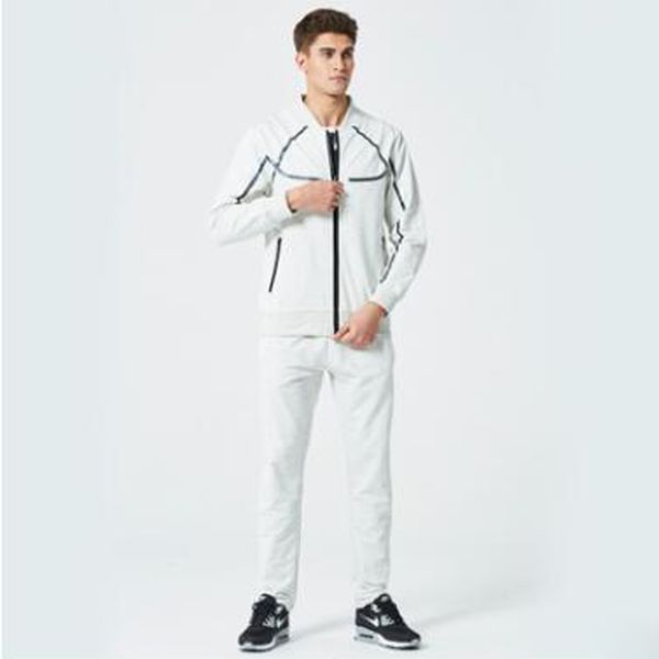 hee grand men casual suits 2018 tracksuit fitness wear clothes for men 2pcs casual suit pants jackets msy173, Gray
hee grand men casual suits 2018 tracksuit fitness wear clothes for men 2pcs casual suit pants jackets msy173, Gray
