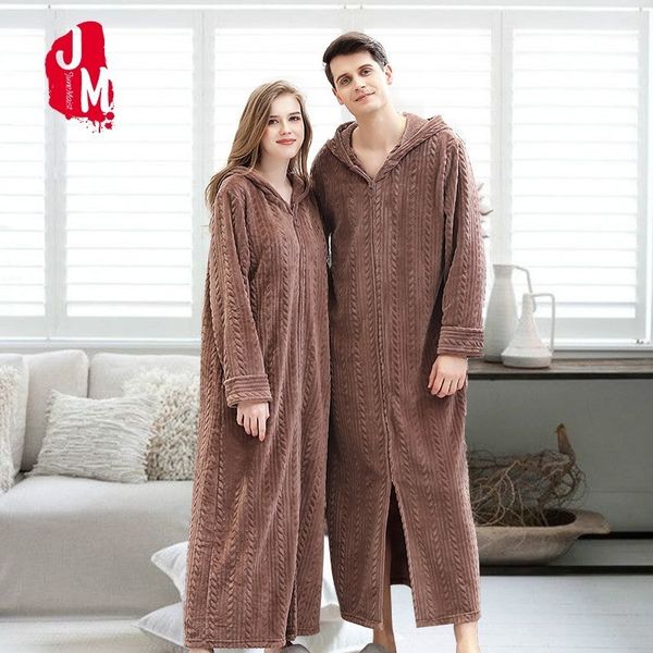 men zipper thick warm long flannel bathrobe plus size hooded kimono bath robe winter peignoir dressing gown bridesmaid robes, Black;brown
men zipper thick warm long flannel bathrobe plus size hooded kimono bath robe winter peignoir dressing gown bridesmaid robes, Black;brown