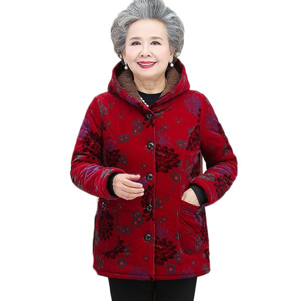middle-aged winter jacket women parker new print hooded outerwear plus velvet warm cotton padded coats winter clothes plus size, Black
middle-aged winter jacket women parker new print hooded outerwear plus velvet warm cotton padded coats winter clothes plus size, Black