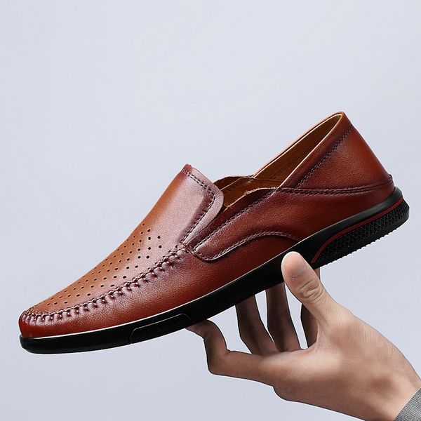 mens shoes casual breathable men loafers genuine leather moccasins comfy breathable slip on boat shoes, Black
mens shoes casual breathable men loafers genuine leather moccasins comfy breathable slip on boat shoes, Black