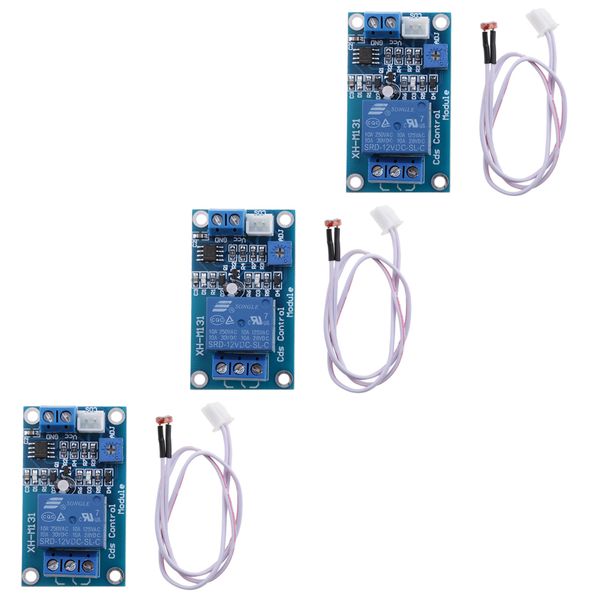3pcs 12v light control switch presistor relay module detection sensor xh-m131
3pcs 12v light control switch presistor relay module detection sensor xh-m131