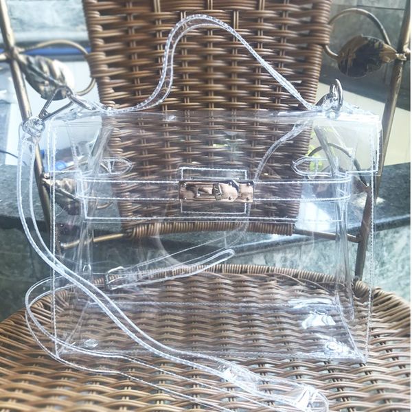 new clear bag with turn lock closure cross body bag women's satchel transparent messenger shoulder handbag fashion
new clear bag with turn lock closure cross body bag women's satchel transparent messenger shoulder handbag fashion