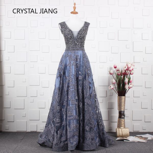 in stock 2019 v neck heavy beaded evening dress a line navy lace evening long dresses for party, White;black
in stock 2019 v neck heavy beaded evening dress a line navy lace evening long dresses for party, White;black