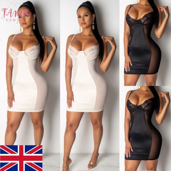 women bandage mini dress lace floral solid female bodycon sleeveless evening party club sheer mesh mini dress, Black;gray
women bandage mini dress lace floral solid female bodycon sleeveless evening party club sheer mesh mini dress, Black;gray