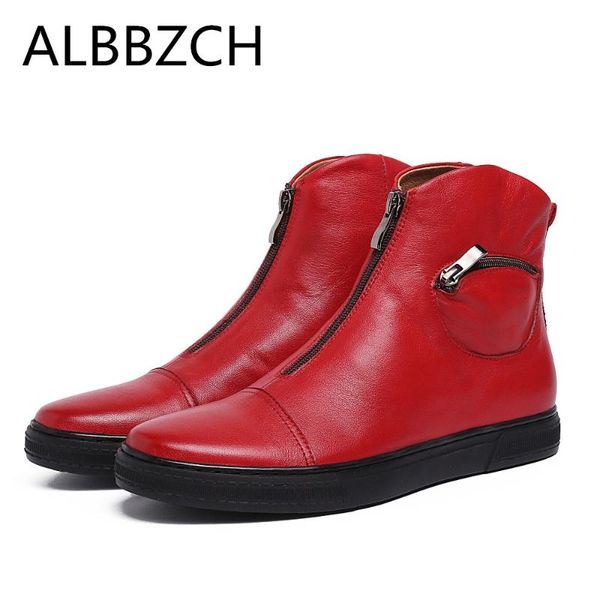 autumn winter new men boots shoes casual fashion genuine leather ankle boots quality cow leather comfortable work, Black
autumn winter new men boots shoes casual fashion genuine leather ankle boots quality cow leather comfortable work, Black