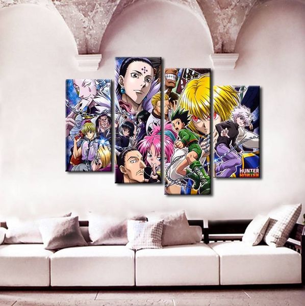 4pcs/set unframed hunter the protagonists anime poster print on canvas wall art picture for home and living room decor
4pcs/set unframed hunter the protagonists anime poster print on canvas wall art picture for home and living room decor
