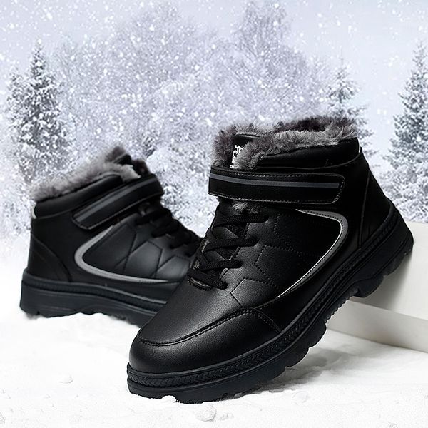 2020 new autumn and winter quality suede men's boots outdoor warm fur snow boots ankle non-slip rubber sneakers fashion shoes, Black
2020 new autumn and winter quality suede men's boots outdoor warm fur snow boots ankle non-slip rubber sneakers fashion shoes, Black
