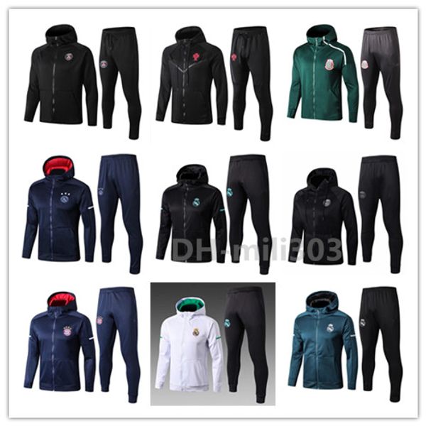 2018 real madrid hooded jacket survetement 17 18 19 ajax bayern paris mexico soccer jackets mbappe ronaldo pogba hazard jacket tracksuit, Black
2018 real madrid hooded jacket survetement 17 18 19 ajax bayern paris mexico soccer jackets mbappe ronaldo pogba hazard jacket tracksuit, Black